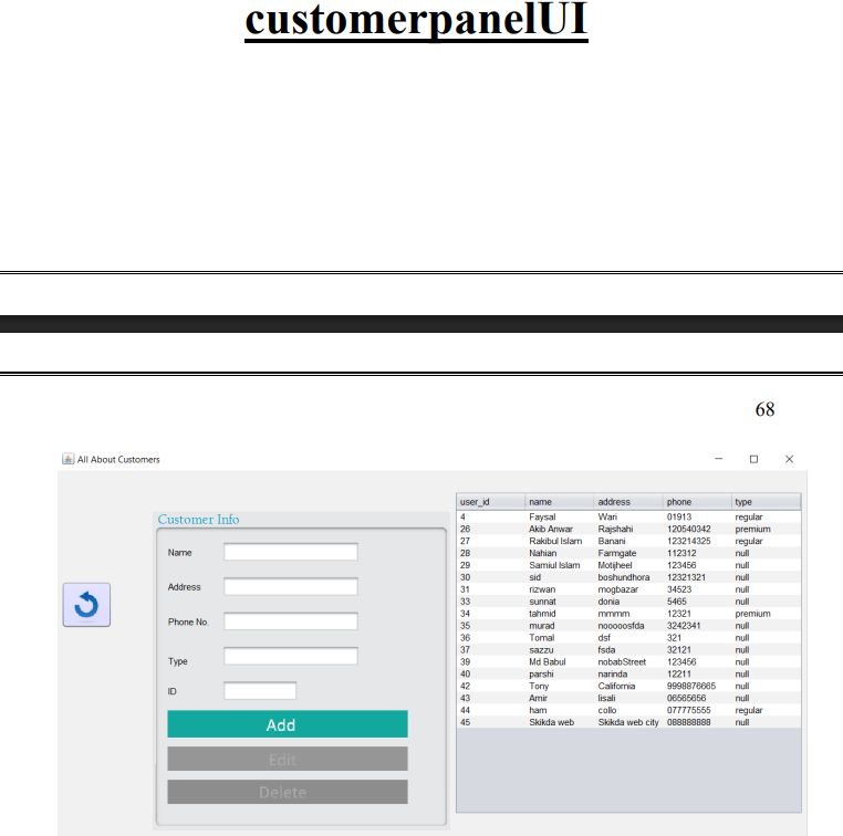 Customer Registration